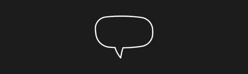 Speech 1 brush stroke preview from Comic Bubbles for Procreate