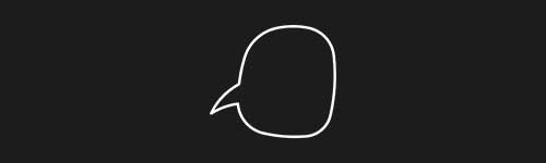 Speech 4 brush stroke preview from Comic Bubbles for Procreate