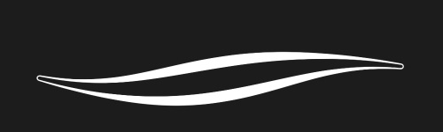 Outline Lettering brush stroke preview from Double Outlines for Procreate