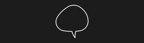 Speech 12 brush stroke preview from Comic Bubbles for Procreate