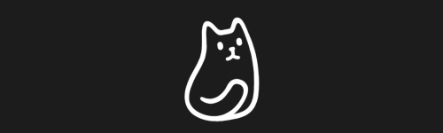 Curious Cat brush stroke preview from Animals Stamps for Procreate