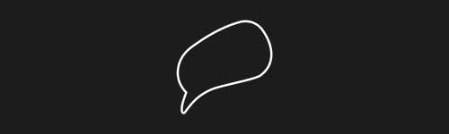 Speech 33 brush stroke preview from Comic Bubbles for Procreate
