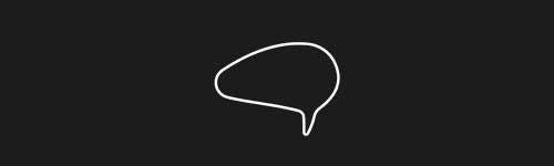 Speech 43 brush stroke preview from Comic Bubbles for Procreate