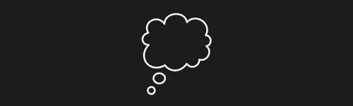 Thought 3 brush stroke preview from Comic Bubbles for Procreate
