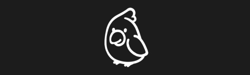 Clever Parrot brush stroke preview from Animals Stamps for Procreate