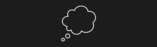 Thought 6 brush stroke preview from Comic Bubbles for Procreate