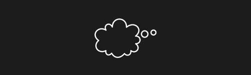 Thought 10 brush stroke preview from Comic Bubbles for Procreate