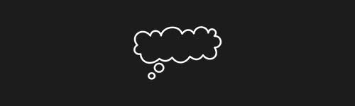 Thought 13 brush stroke preview from Comic Bubbles for Procreate