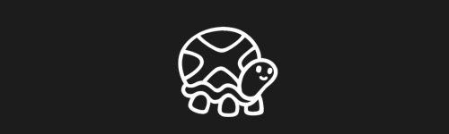 Brave Turtle brush stroke preview from Animals Stamps for Procreate