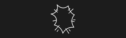 Burst 4 brush stroke preview from Comic Bubbles for Procreate