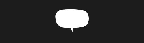 Negative 29 brush stroke preview from Comic Bubbles for Procreate