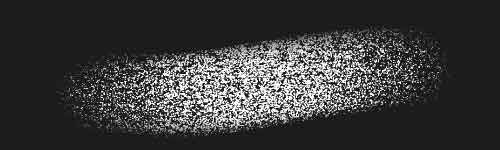 Dusty Specks brush stroke preview from Fable Strokes for Procreate