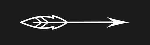 Arrow 1 brush stroke preview from Lettering Ornaments for Procreate