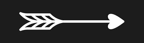 Arrow 2 brush stroke preview from Lettering Ornaments for Procreate