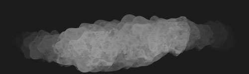 Liquid Blender brush stroke preview from Watercolor Toolkit for Procreate