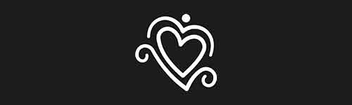 Heart 2 brush stroke preview from Lettering Ornaments for Procreate