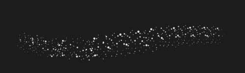 Fairy Dust brush stroke preview from Wonderland Tales for Procreate