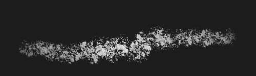 Enchanted Fuzz brush stroke preview from Wonderland Tales for Procreate