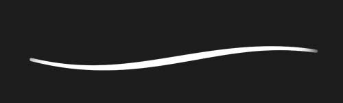 Fine Line brush stroke preview from Whimsy Waters for Procreate