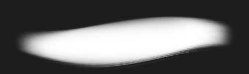 Wet Edge brush stroke preview from Whimsy Waters for Procreate