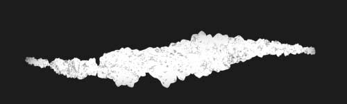 Fractured Whirl brush stroke preview from Ethereal Scribbles for Procreate