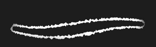 Silken Double brush stroke preview from Ethereal Scribbles for Procreate