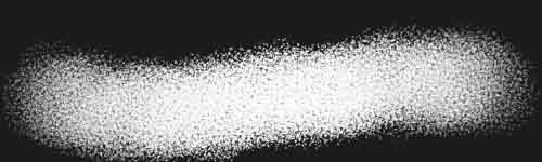Stipple Attack brush stroke preview from Stipple Magic for Procreate