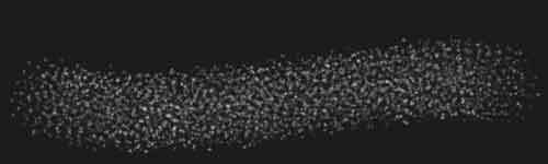 Dot Noise brush stroke preview from Stipple Magic for Procreate