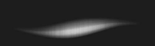 Shifting Glow brush stroke preview from Nebulous Aurora for Procreate