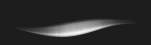 Shifting Beam brush stroke preview from Nebulous Aurora for Procreate