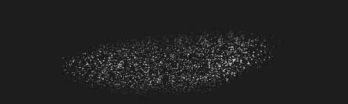 Twinkling Route brush stroke preview from Nebulous Aurora for Procreate