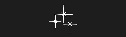 Star 37 brush stroke preview from Gleaming Sparkles for Procreate