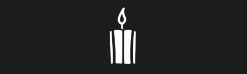 Candle 2 brush stroke preview from Halloween Elements for Procreate
