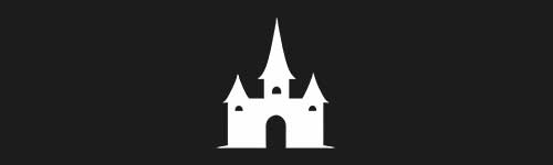 Castle brush stroke preview from Halloween Elements for Procreate