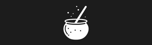 Cauldron 1 brush stroke preview from Halloween Elements for Procreate