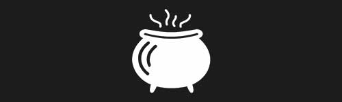 Cauldron 3 brush stroke preview from Halloween Elements for Procreate