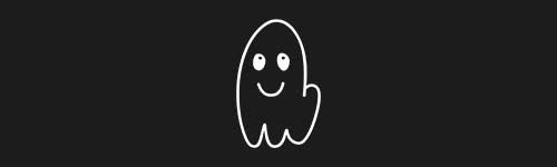 Ghost 3 brush stroke preview from Halloween Elements for Procreate