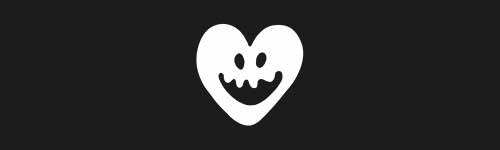 Ghostheart brush stroke preview from Halloween Elements for Procreate