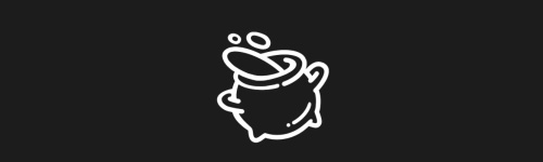 Buzzy Cauldron brush stroke preview from Fantasy Stamps for Procreate