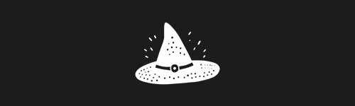 Hat 2 brush stroke preview from Halloween Elements for Procreate