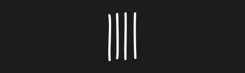 Lines 1 brush stroke preview from Halloween Elements for Procreate