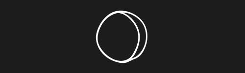 Moon 5 brush stroke preview from Halloween Elements for Procreate