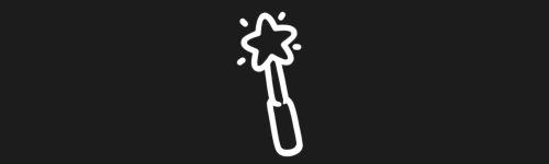 Magic Wand brush stroke preview from Fantasy Stamps for Procreate