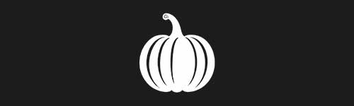 Pumpkin brush stroke preview from Halloween Elements for Procreate