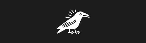 Raven 1 brush stroke preview from Halloween Elements for Procreate