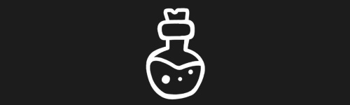 Charmed Potion brush stroke preview from Fantasy Stamps for Procreate