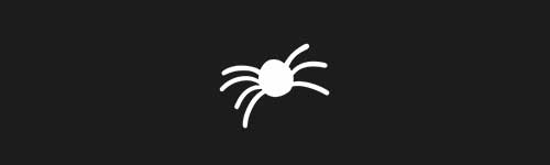 Spider 1 brush stroke preview from Halloween Elements for Procreate