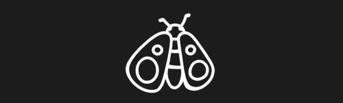 Enigmatic Moth brush stroke preview from Fantasy Stamps for Procreate