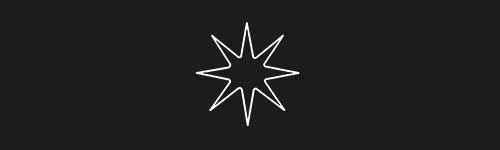 Star 6 brush stroke preview from Halloween Elements for Procreate