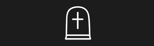 Tomb 2 brush stroke preview from Halloween Elements for Procreate